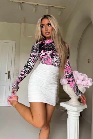 Bluzka SKIN print – mozaika Bluzka SKIN print – mozaika