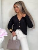 Sweter WOOD – czarny Sweter WOOD – czarny