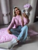 Sweter LEGEND – jasny róż