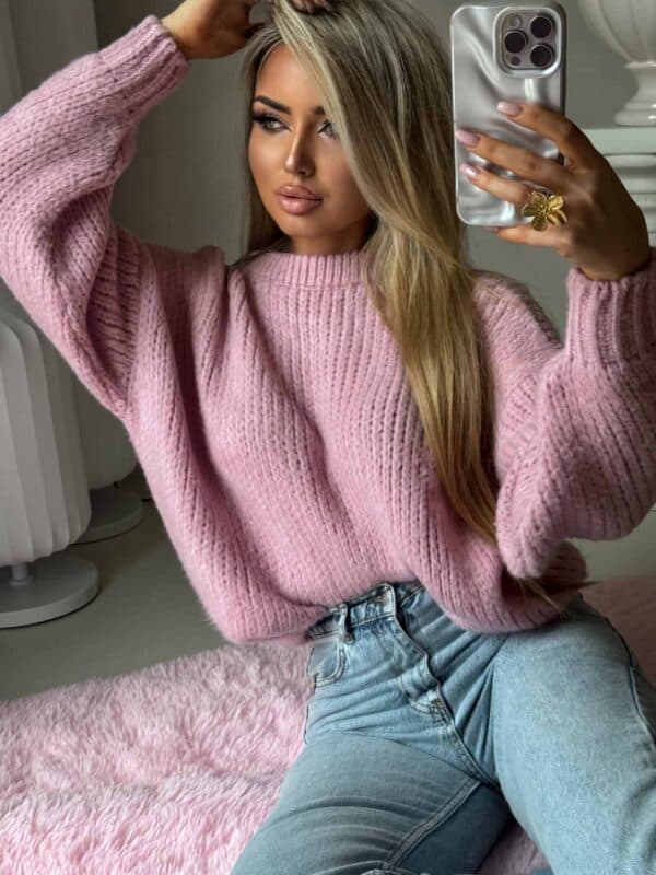 Sweter LEGEND – jasny róż