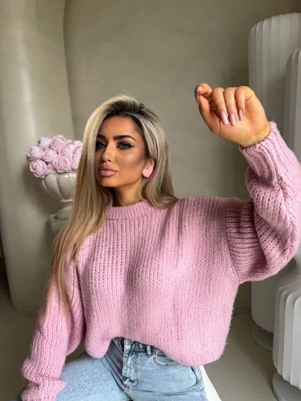 Sweter LEGEND – jasny róż