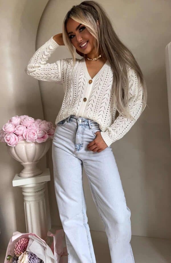 Sweter WOOD – ecru Sweter WOOD – ecru