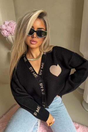 Kardigan SERCA - czarny