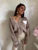 Kardigan SERCA - beżowy Kardigan SERCA - beżowy