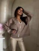 Kardigan SERCA - beżowy Kardigan SERCA - beżowy