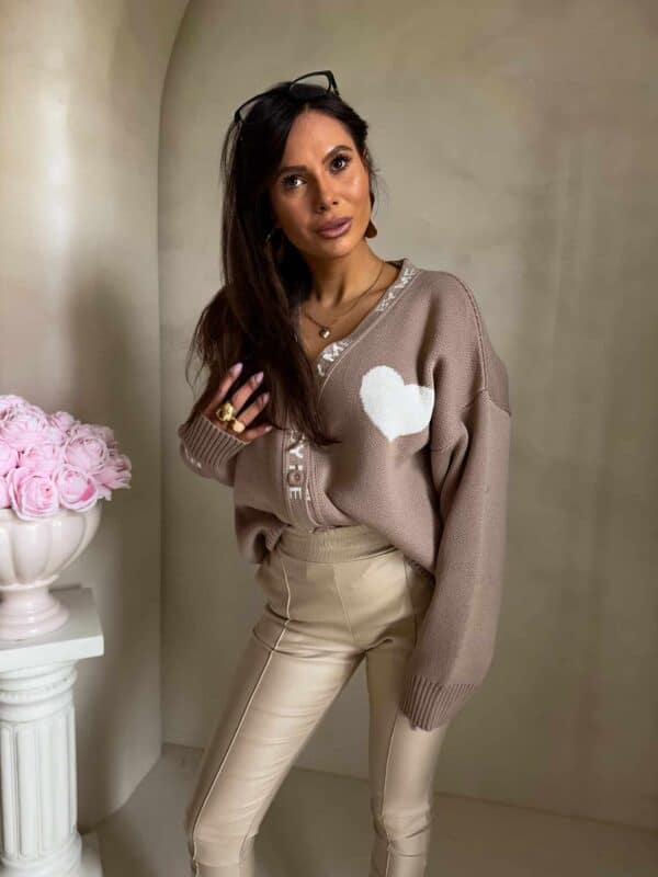 Kardigan SERCA - beżowy Kardigan SERCA - beżowy