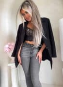 Marynarka LONG – czarna Marynarka LONG – czarna