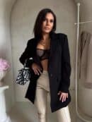 Marynarka LONG – czarna Marynarka LONG – czarna