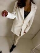 Marynarka LONG – ecru Marynarka LONG – ecru