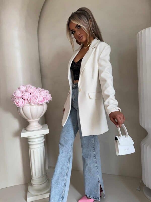 Marynarka LONG – ecru Marynarka LONG – ecru