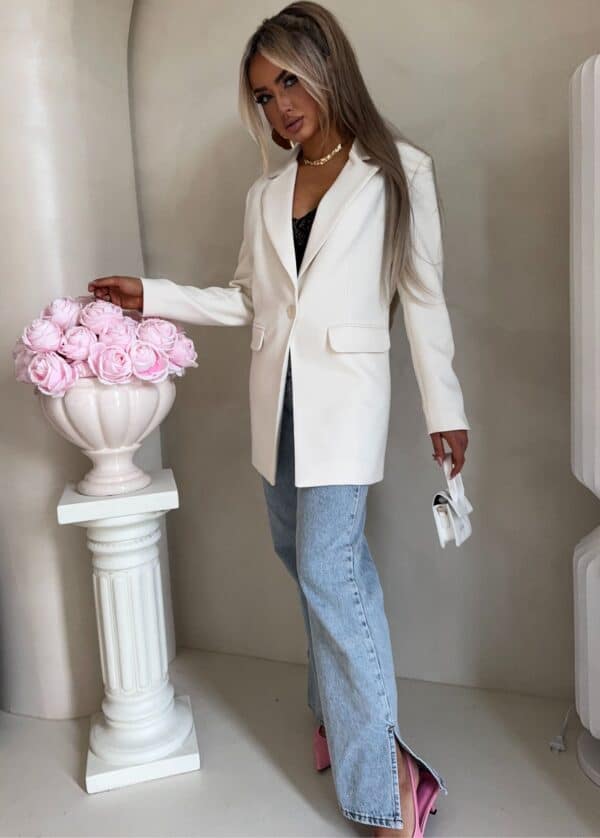 Marynarka LONG – ecru Marynarka LONG – ecru