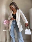 Marynarka LONG – ecru Marynarka LONG – ecru