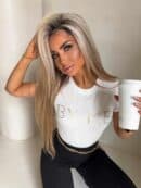 T-shirt CORI - ecru T-shirt CORI - ecru