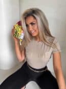 T-shirt CORI - beżowy