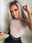 T-shirt CORI - beżowy