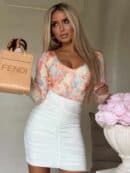 Bluzka VENEZIA print - candy