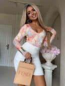 Bluzka VENEZIA print - candy