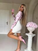 Bluzka VENEZIA print - pastel