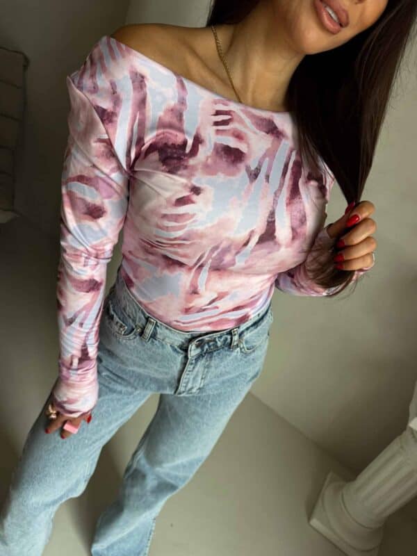 Bluzka VENEZIA print - pastel