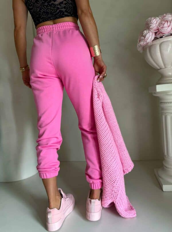 Spodnie dresowe CLASSIC - mocny róż