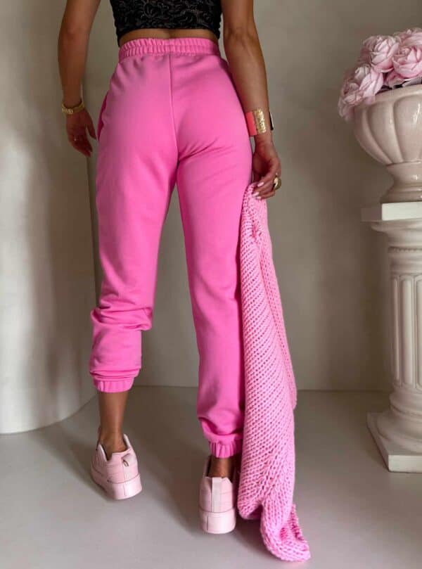 Spodnie dresowe CLASSIC - mocny róż