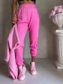 Spodnie dresowe CLASSIC - mocny róż