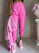 Spodnie dresowe CLASSIC - mocny róż