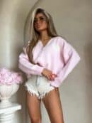 Kardigan SERCA - jasny róż