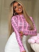 Bluzka SKIN MIU – jasny róż Bluzka SKIN MIU – jasny róż