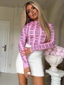 Bluzka SKIN MIU – jasny róż Bluzka SKIN MIU – jasny róż