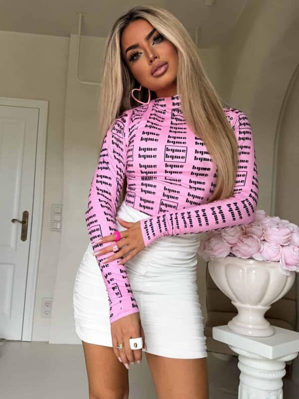 Bluzka SKIN MIU – jasny róż Bluzka SKIN MIU – jasny róż