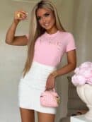 T-shirt CORI - jasny róż