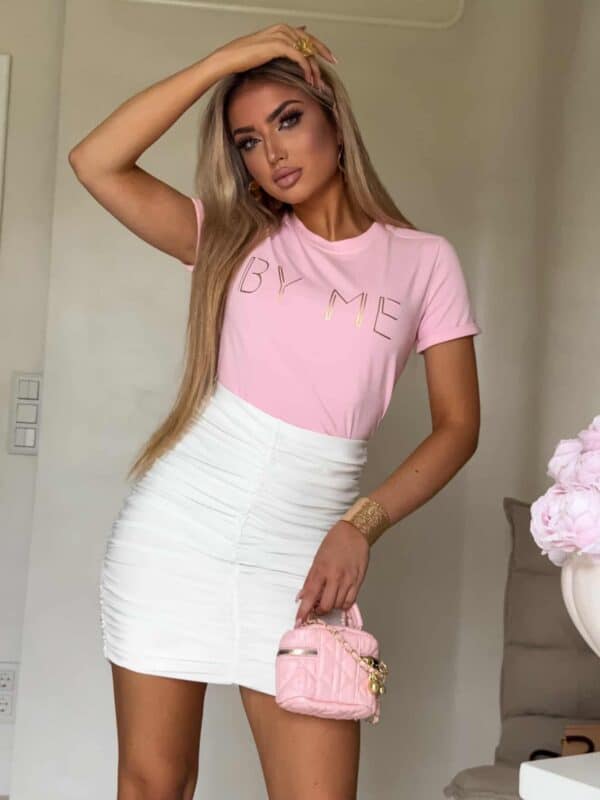 T-shirt CORI - jasny róż