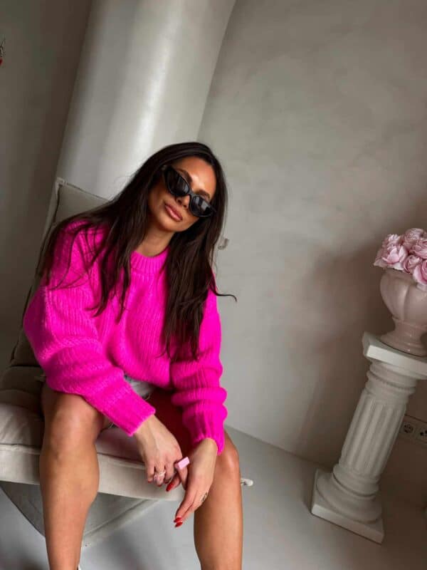 Sweter LEGEND – fuksja