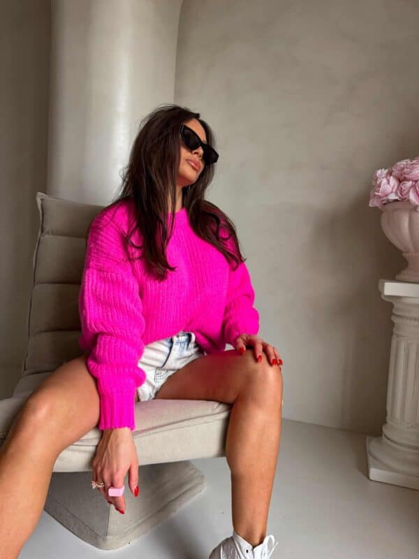 Sweter LEGEND – fuksja