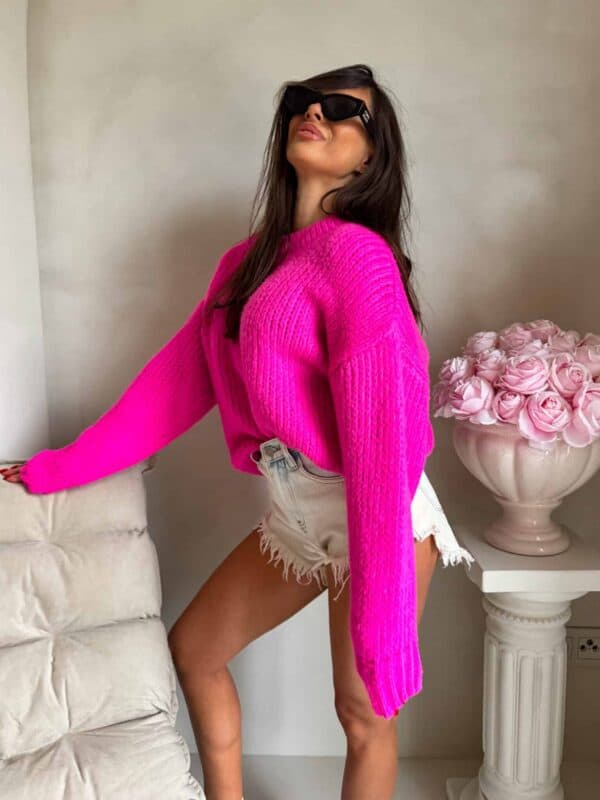 Sweter LEGEND – fuksja