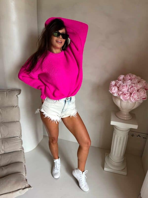 Sweter LEGEND – fuksja