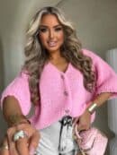 Kardigan ROYAL - różowy