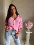 Kardigan ROYAL - różowy