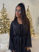 Szlafrok PEARL czarny Szlafrok PEARL czarny