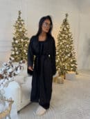 Szlafrok PEARL czarny Szlafrok PEARL czarny