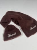 Szalik SNOWY czekolada