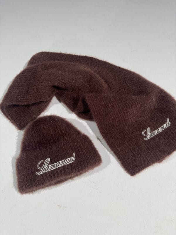 Szalik SNOWY czekolada