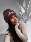 Czapka SNOWY czekolada