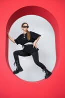 T-Shirt damski BG Only | czarny