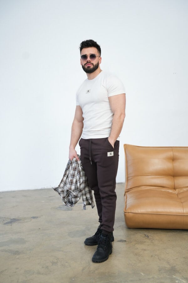 T-Shirt męski BG Malik | kokos