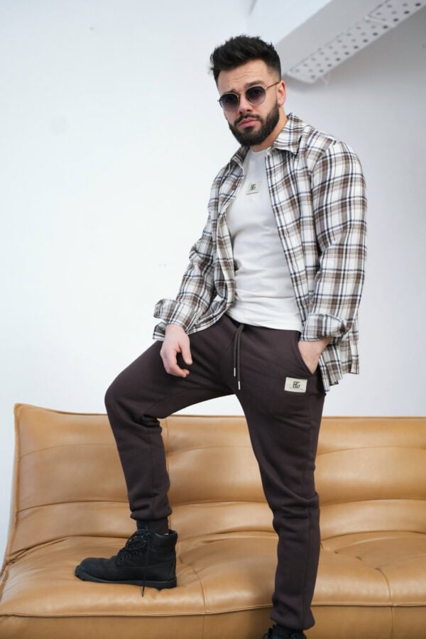 T-Shirt męski BG Malik | kokos