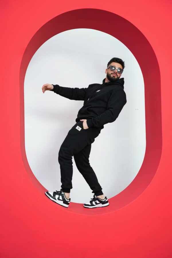 Dres męski BG Jetlag | czarny