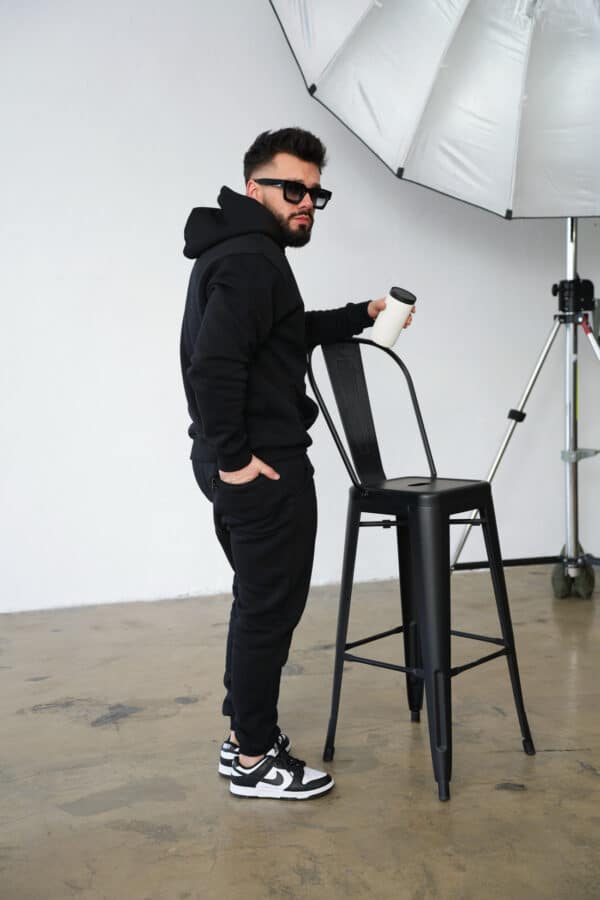 Dres męski BG Jetlag | czarny