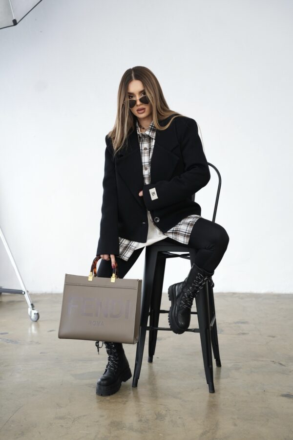 Marynarka damska BG Tiffany | czarny Marynarka damska BG Tiffany | czarny